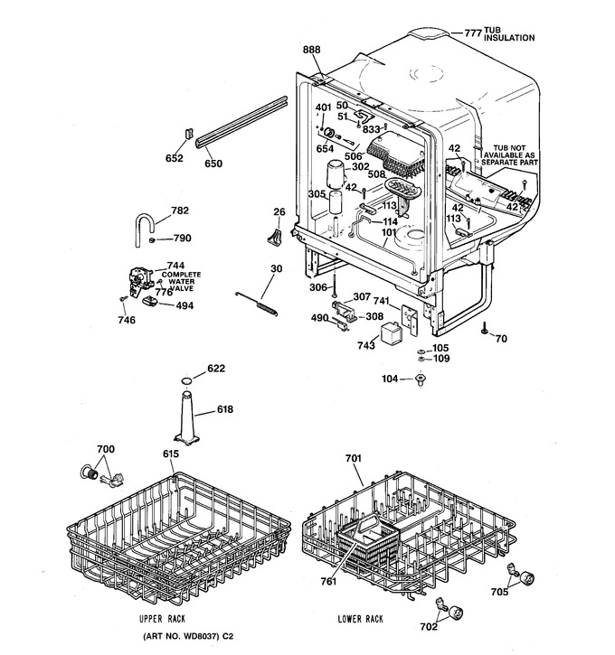Diagram for PSD3220Z01BB