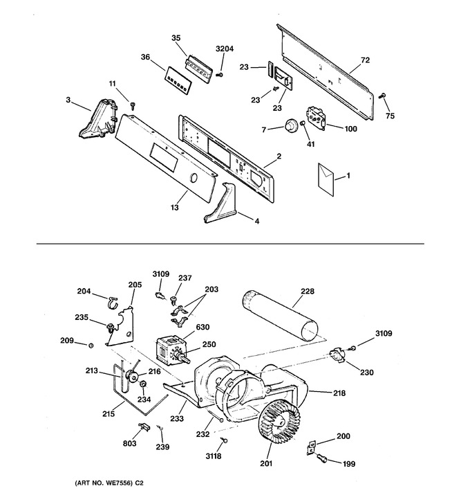 Diagram for DPSF495EW0WW