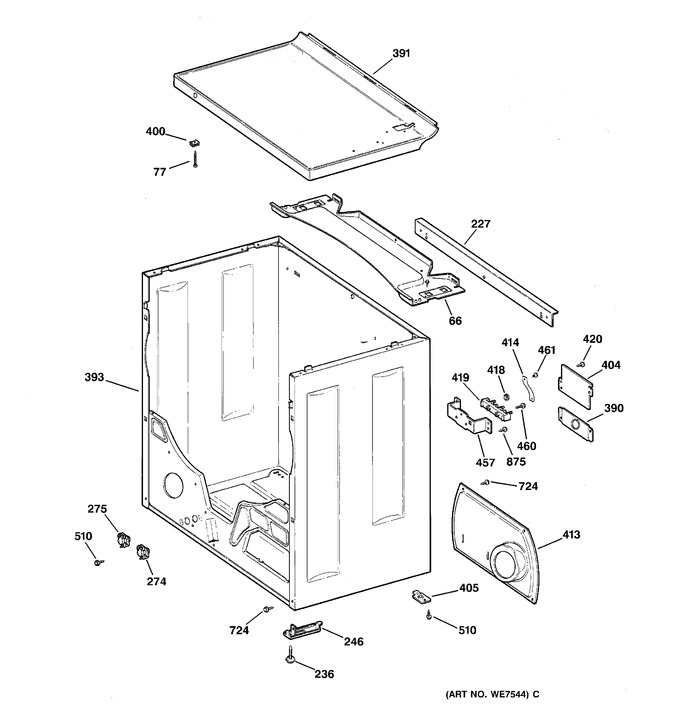 Diagram for DVLR223EV0WW