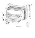 Diagram for 1 - Freezer Door
