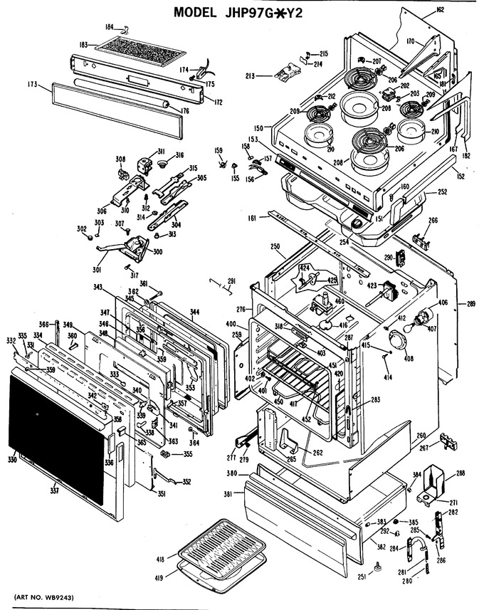Diagram for JHP97G*Y2