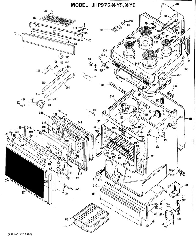 Diagram for JHP97G*Y6