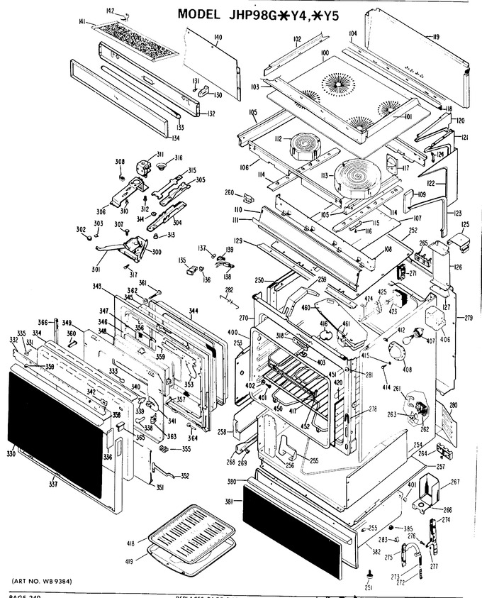 Diagram for JHP98G*Y4