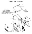 Diagram for 2 - Cabinet Asm. (electric)