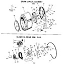 Diagram for 2 - Drum & Duct Assembly (gas)