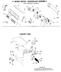 Diagram for 1 - B Model Dryer - Backsplash Assembly