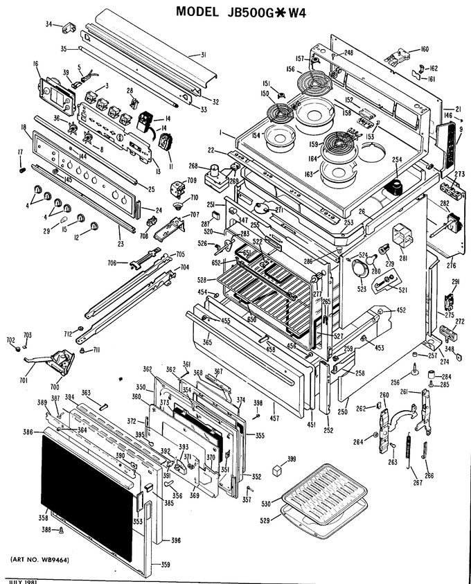 Diagram for JB500G*W4
