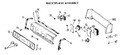Diagram for 1 - Backsplash Assembly