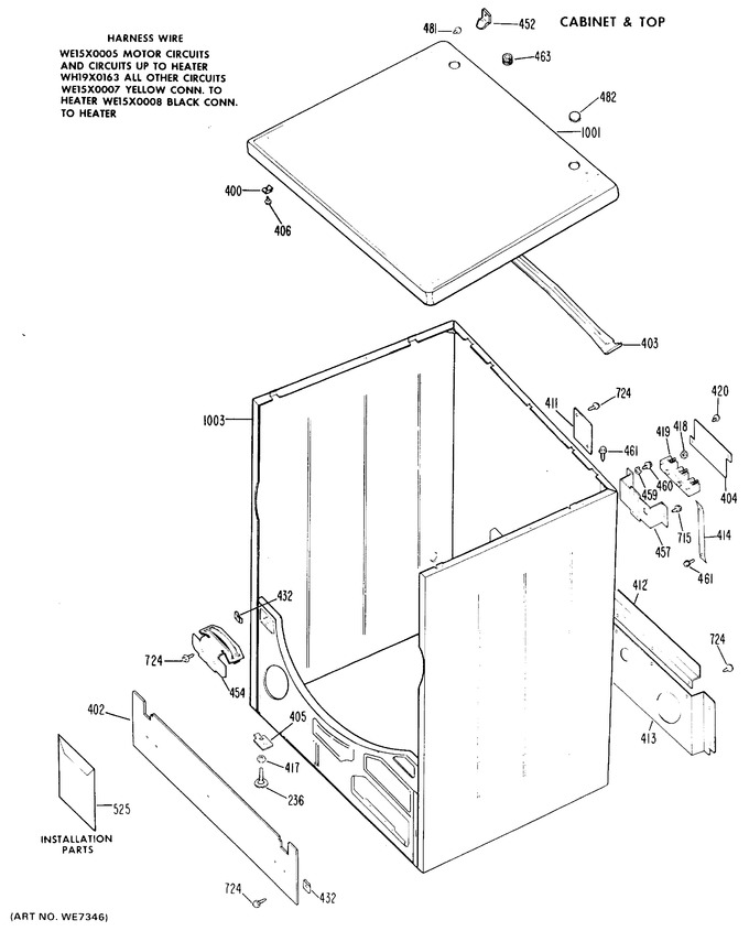 Diagram for DDE4000GBL