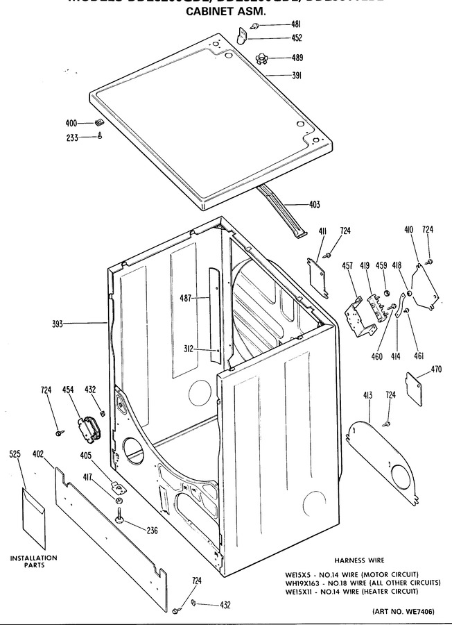 Diagram for DDE9300LBL