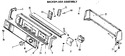 Diagram for 1 - Backsplash Assembly