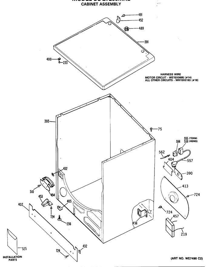 Diagram for DDG7288MXL