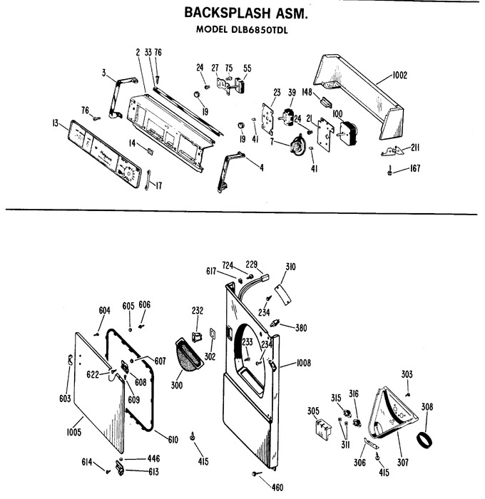 Diagram for DLB6850TDL