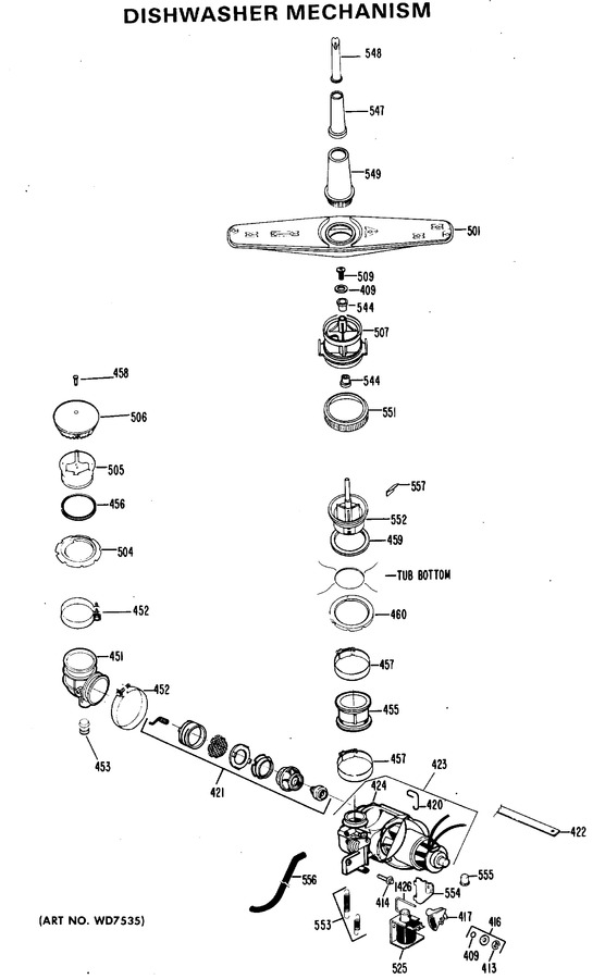 Diagram for HDA460-05BK
