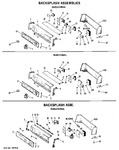 Diagram for 1 - Backsplash Assemblies