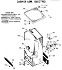 Diagram for 2 - Cabinet Asm. (electric)