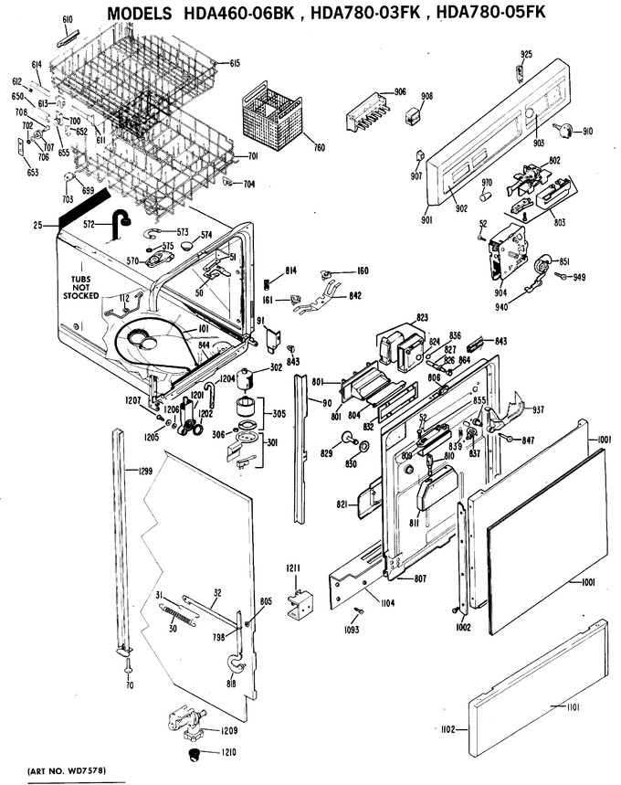 Diagram for HDA460-06BK