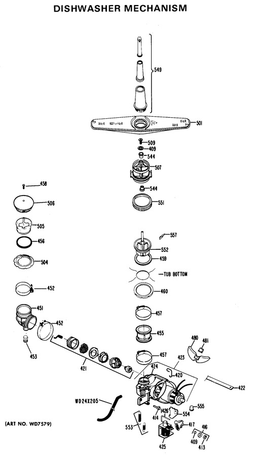 Diagram for HDA460-06BK
