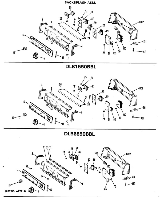 Diagram for DLB1550BBL