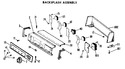 Diagram for 1 - Backsplash Assembly