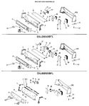 Diagram for 1 - Backsplash Assemblies
