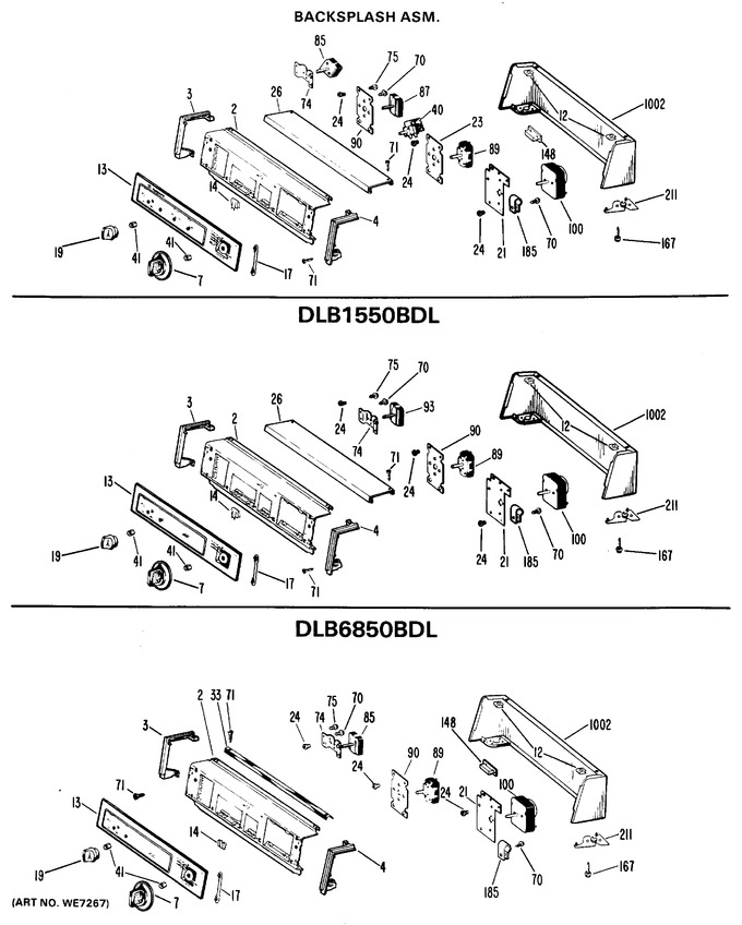 Diagram for DLB1550BDL