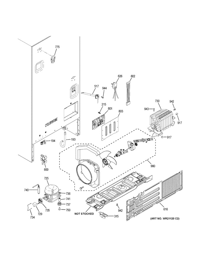 Diagram for GDE25EGKBRWW