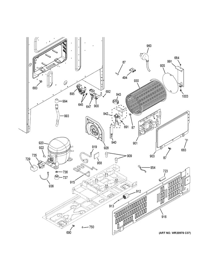 Diagram for GNE29GGKEWW