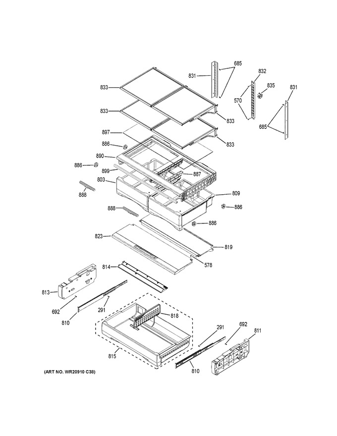 Diagram for GFE28GSKESS