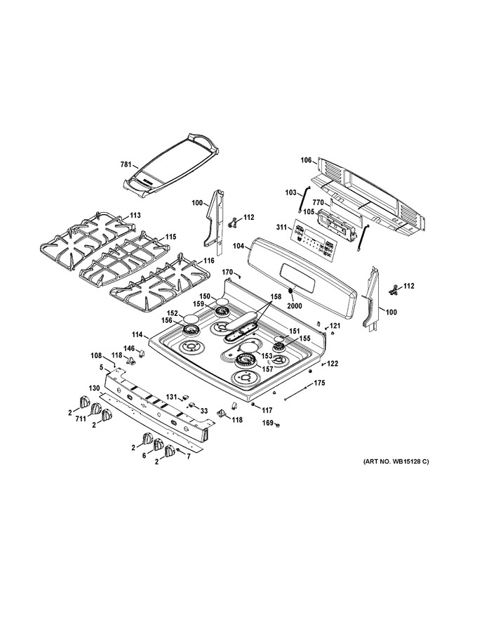 Diagram for JGB870SET2SS