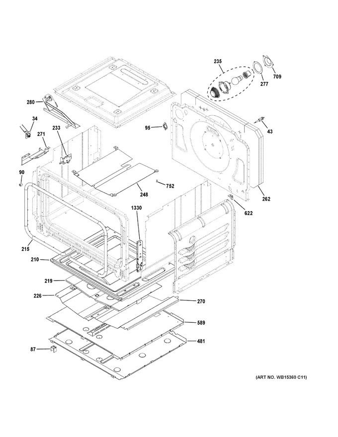 Diagram for PGS960BEL1TS