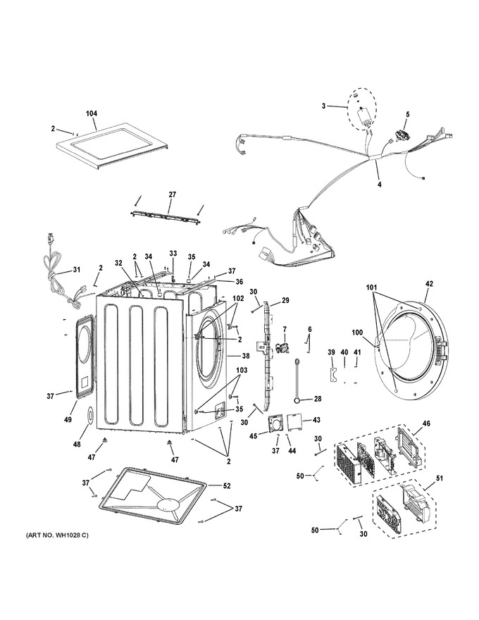Diagram for GFW148SSL0WW