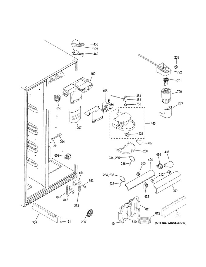 Diagram for GSS25GGHGCWW