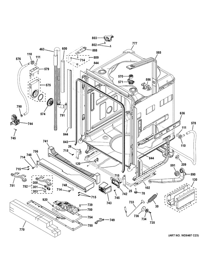 Diagram for CDT865SMJ2DS