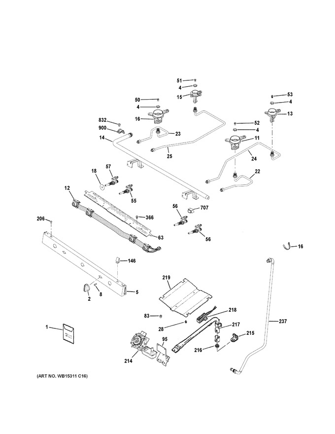 Diagram for JGBS62DEK1BB