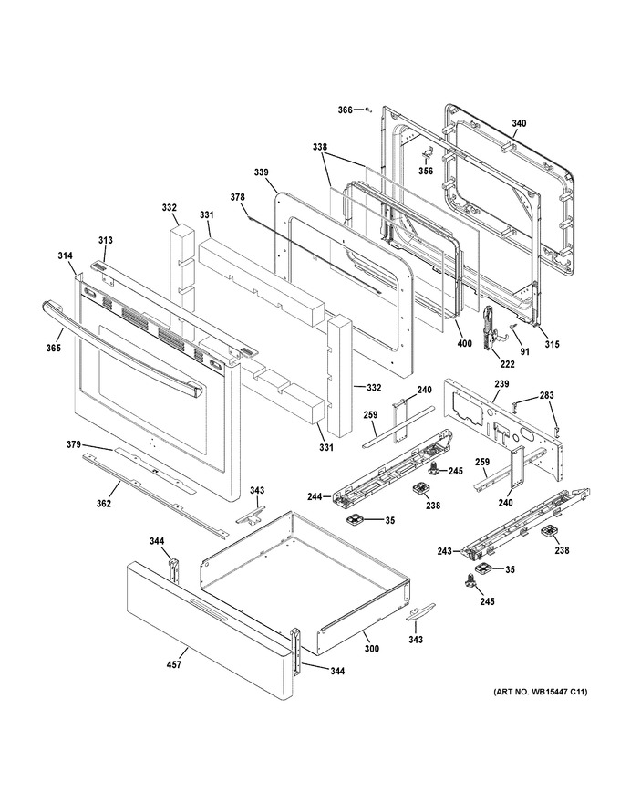 Diagram for JGB700EEJ3ES