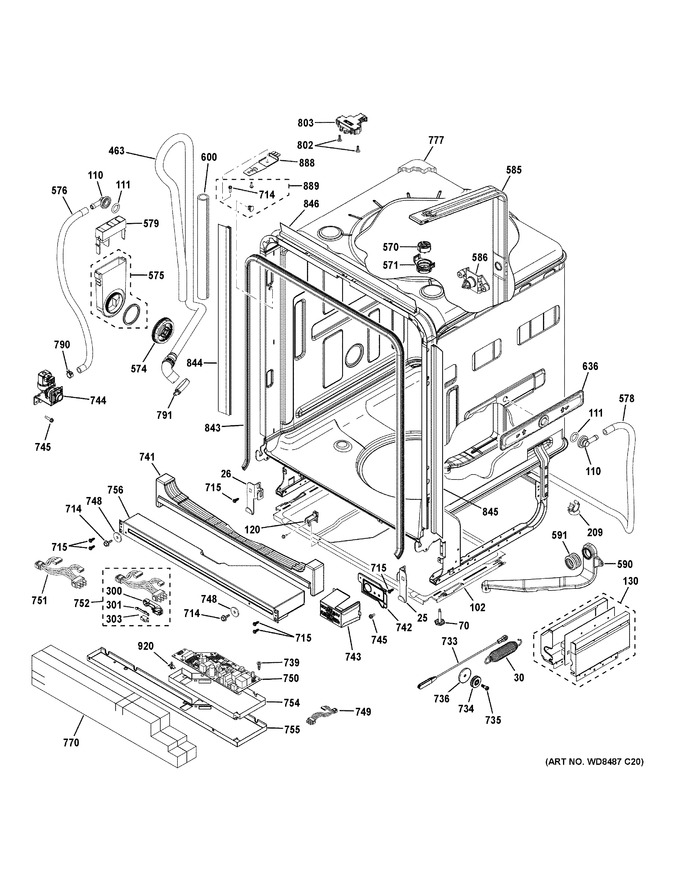 Diagram for PDT845SBL2TS
