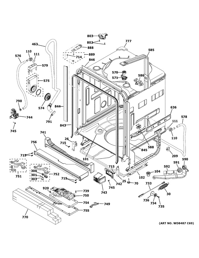 Diagram for PDF820SGJ2BB