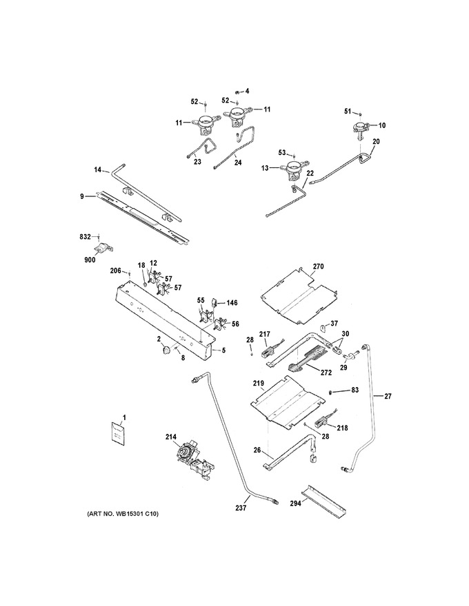 Diagram for JGB635DEK2BB