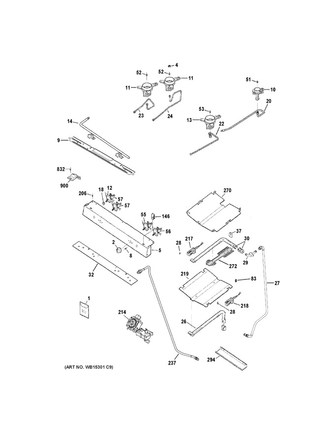 Diagram for JGB635REK2SS