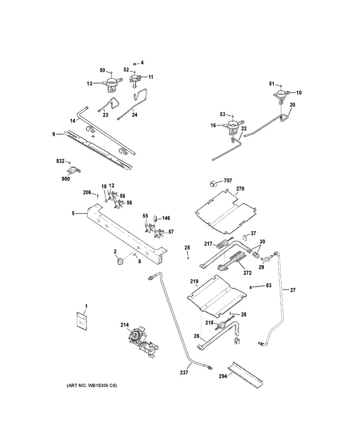Diagram for JGB645EEK2ES