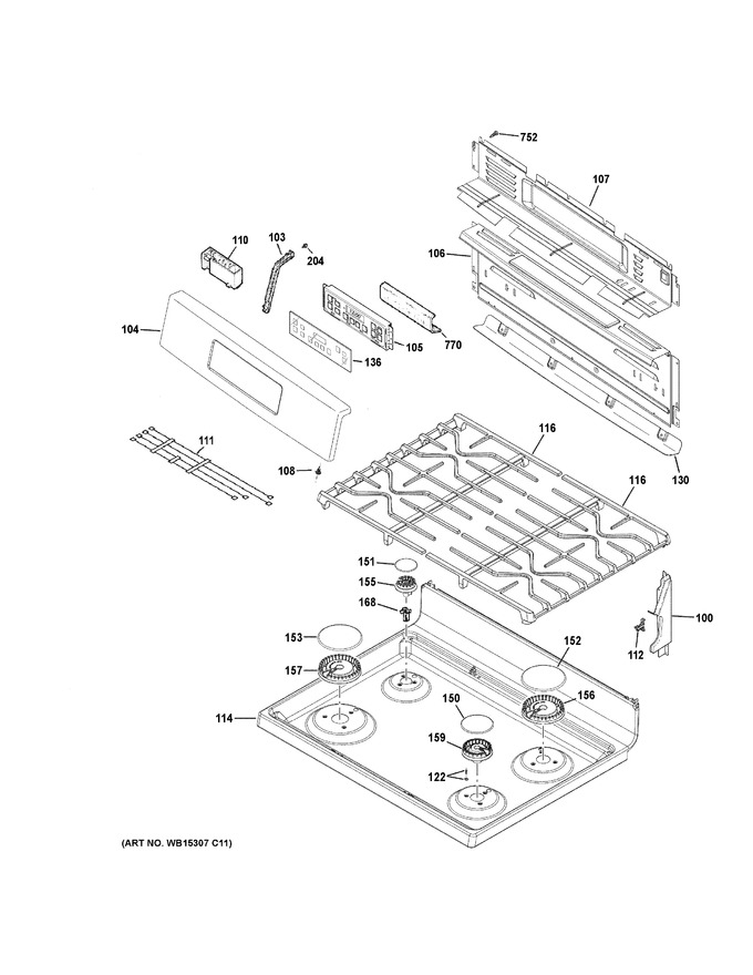 Diagram for JGB645EEK2ES