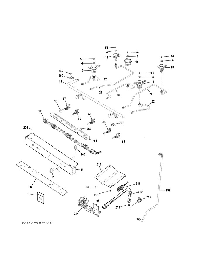 Diagram for JGBS66REK2SS