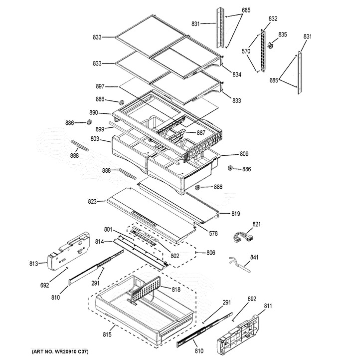 Diagram for PFD28KBLCTS