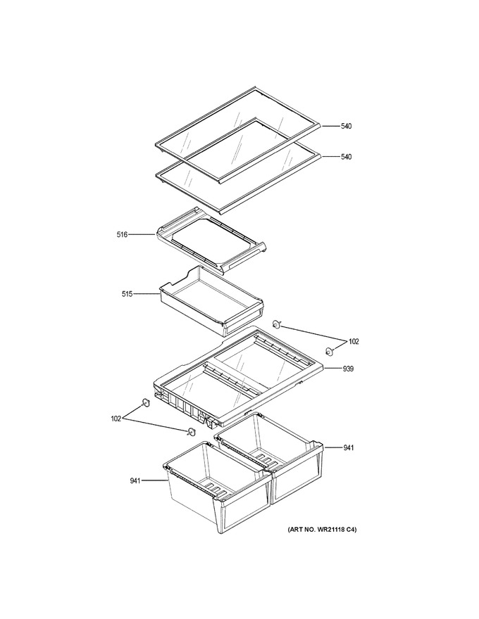 Diagram for GDE21EGKFRWW