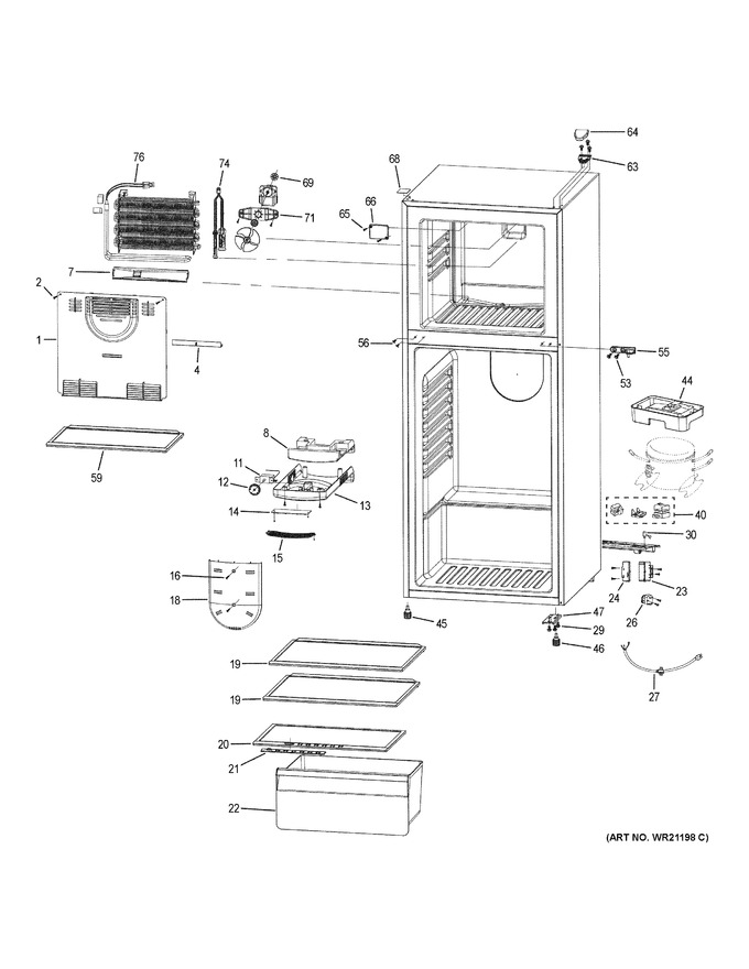 Diagram for HA12TG21SW