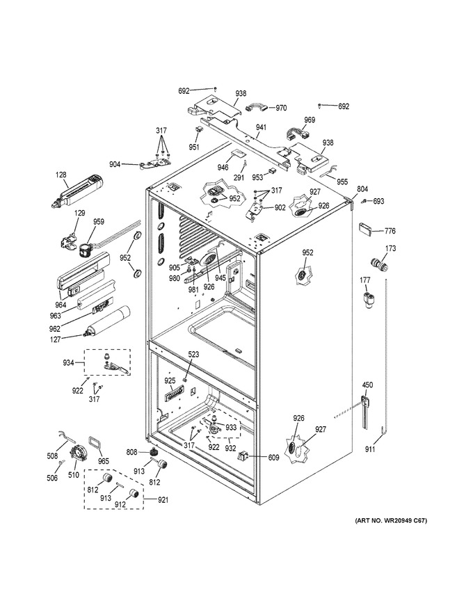 Diagram for PFD28KELBDS
