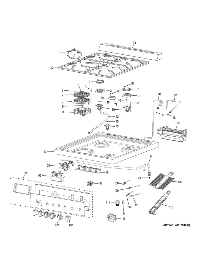 Diagram for HCR2250AGS