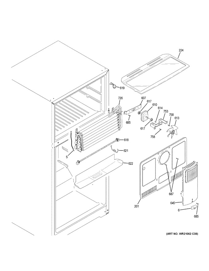 Diagram for GIE18HGHMRWW