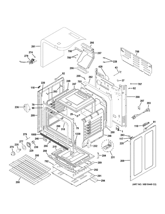 Diagram for JGB660FEJ1DS